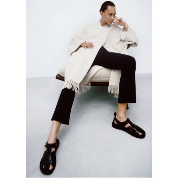 Zara | Shoes | Zara Leather Fisherman Sandals 36 Firm | Poshmark